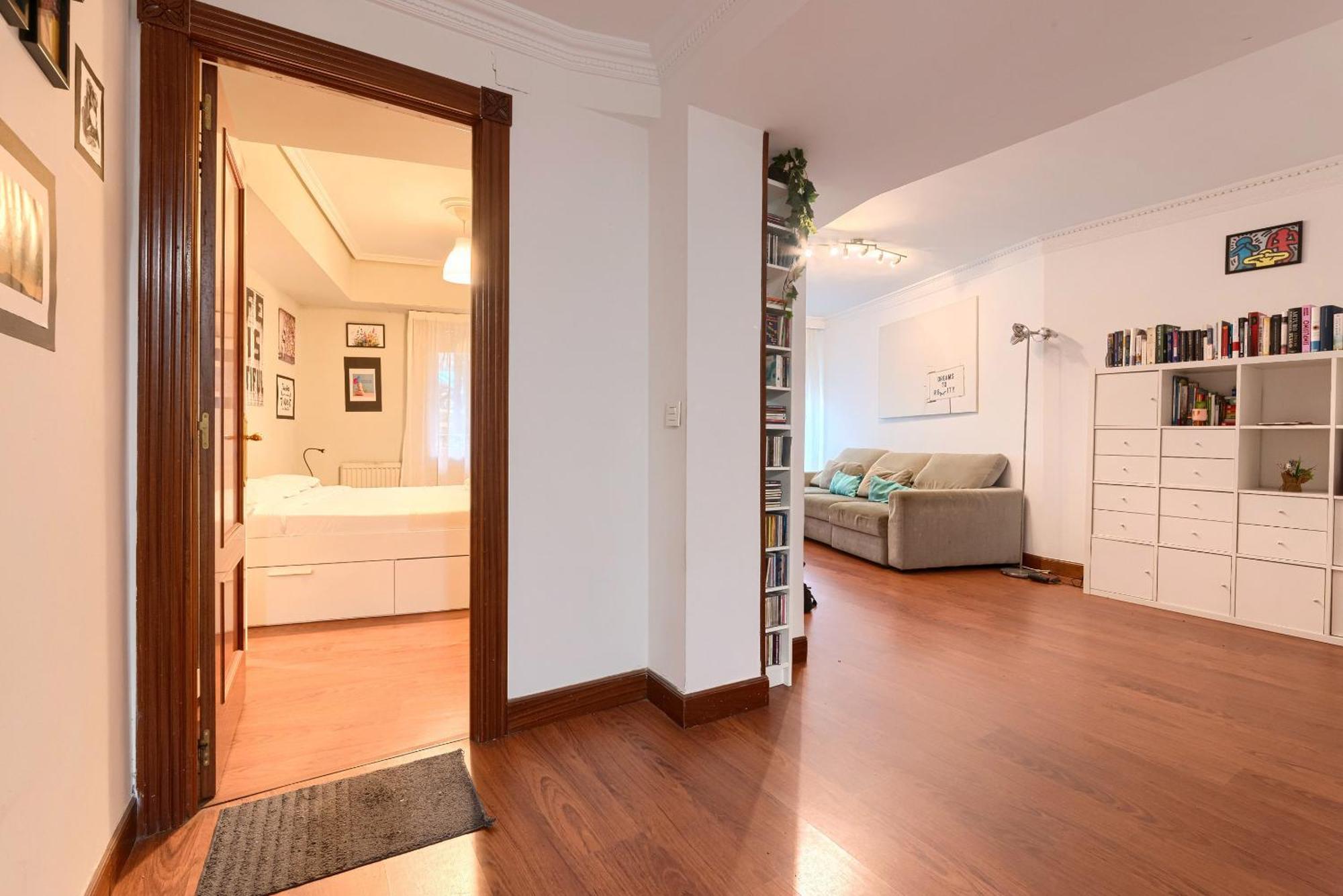 Apartamento Vivienda Turistica Acogedora En Uribarri Bilbao Exterior foto