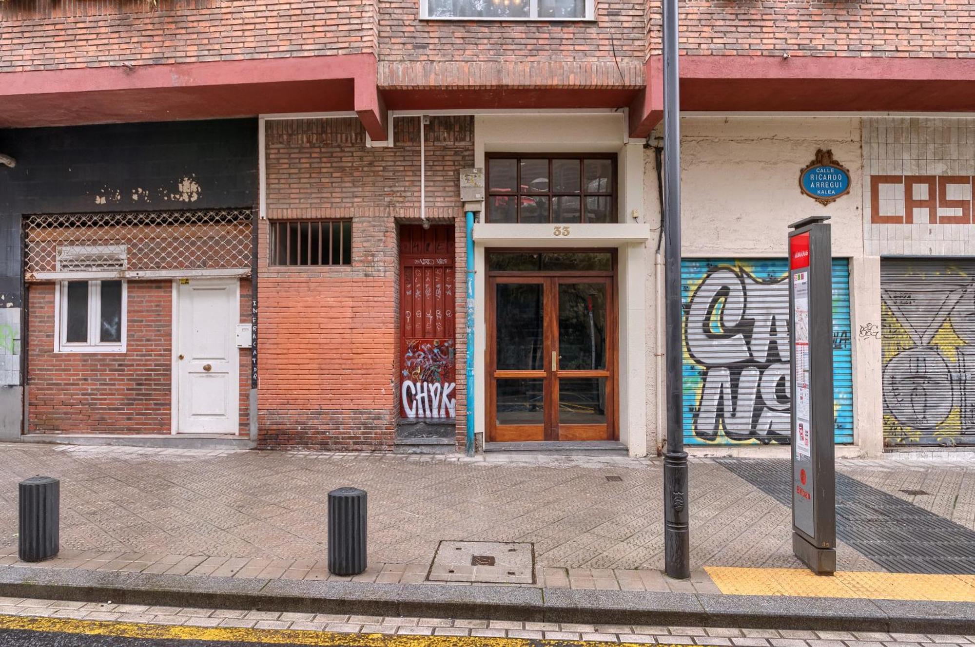 Apartamento Vivienda Turistica Acogedora En Uribarri Bilbao Exterior foto